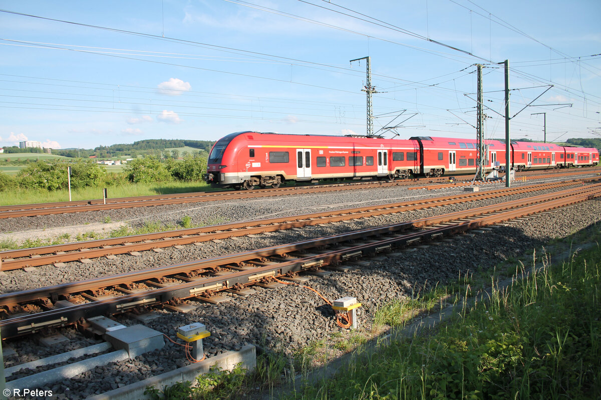 1462 532 als RE 14 4992 Nrnberg - Saalfeld bei Ebensfeld. 20.05.24