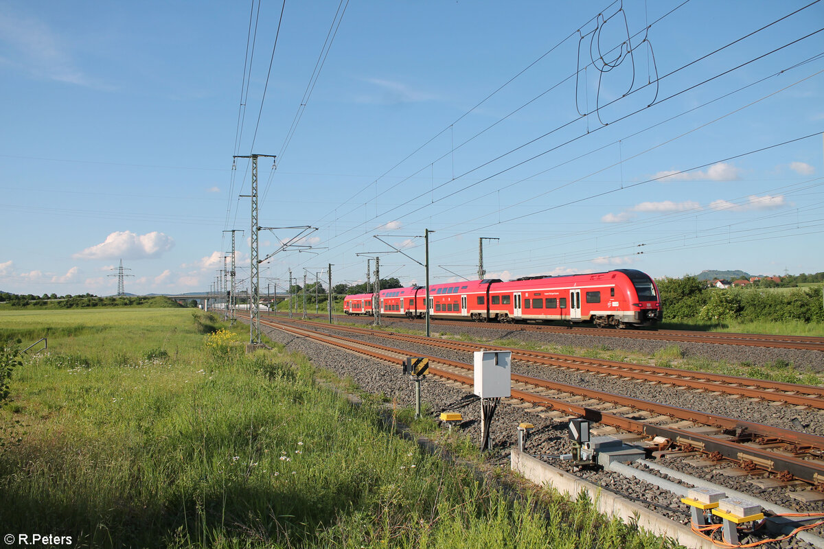 1462 532 als RE 14 4992 Nrnberg - Saalfeld bei Ebensfeld. 20.05.24