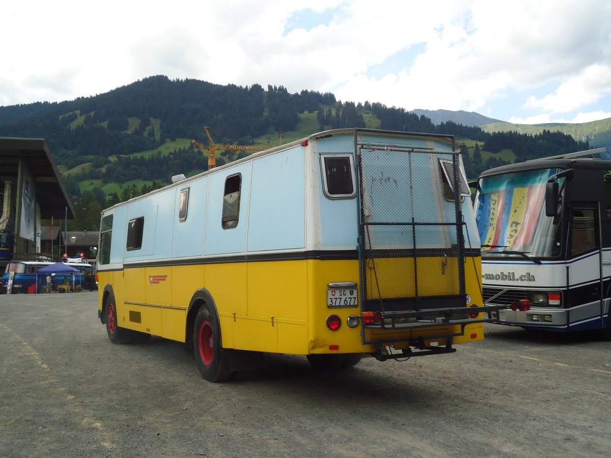 (146'362) - Wucher, Schnis - SG 377'677 - FBW/Hess (ex Schr, Ettenhausen; ex Fehlmann, Brittnau; ex Landolt, Langenthal; ex P 24'174) am 17. August 2013 in Lenk, Metschbahnen