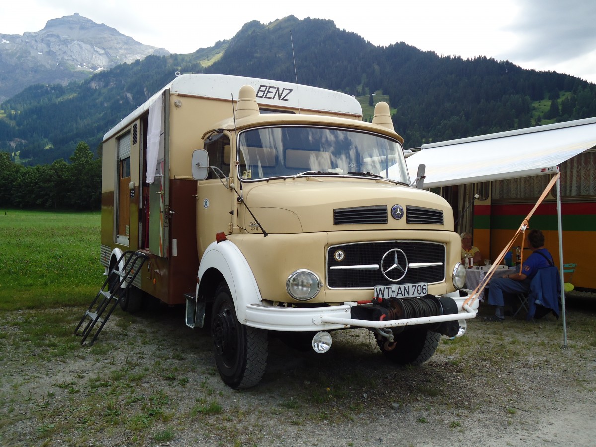 (146'382) - WT-AN 706 - Mercedes am 17. August 2013 in Lenk, Metschbahnen