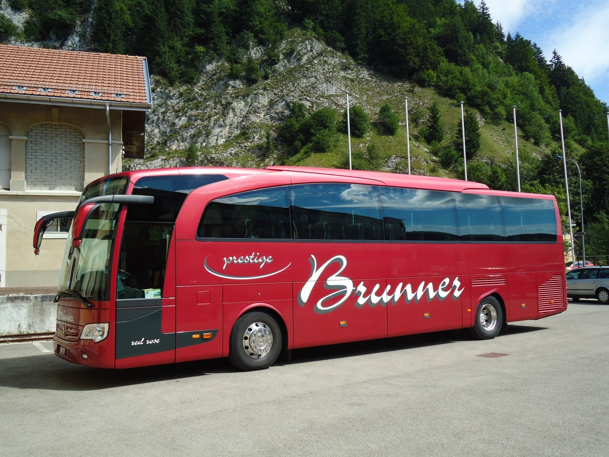 (146'439) - Brunner, Sargans - SG 46'658 - Mercedes am 18. August 2013 in Le Locle, Moulins souterrains