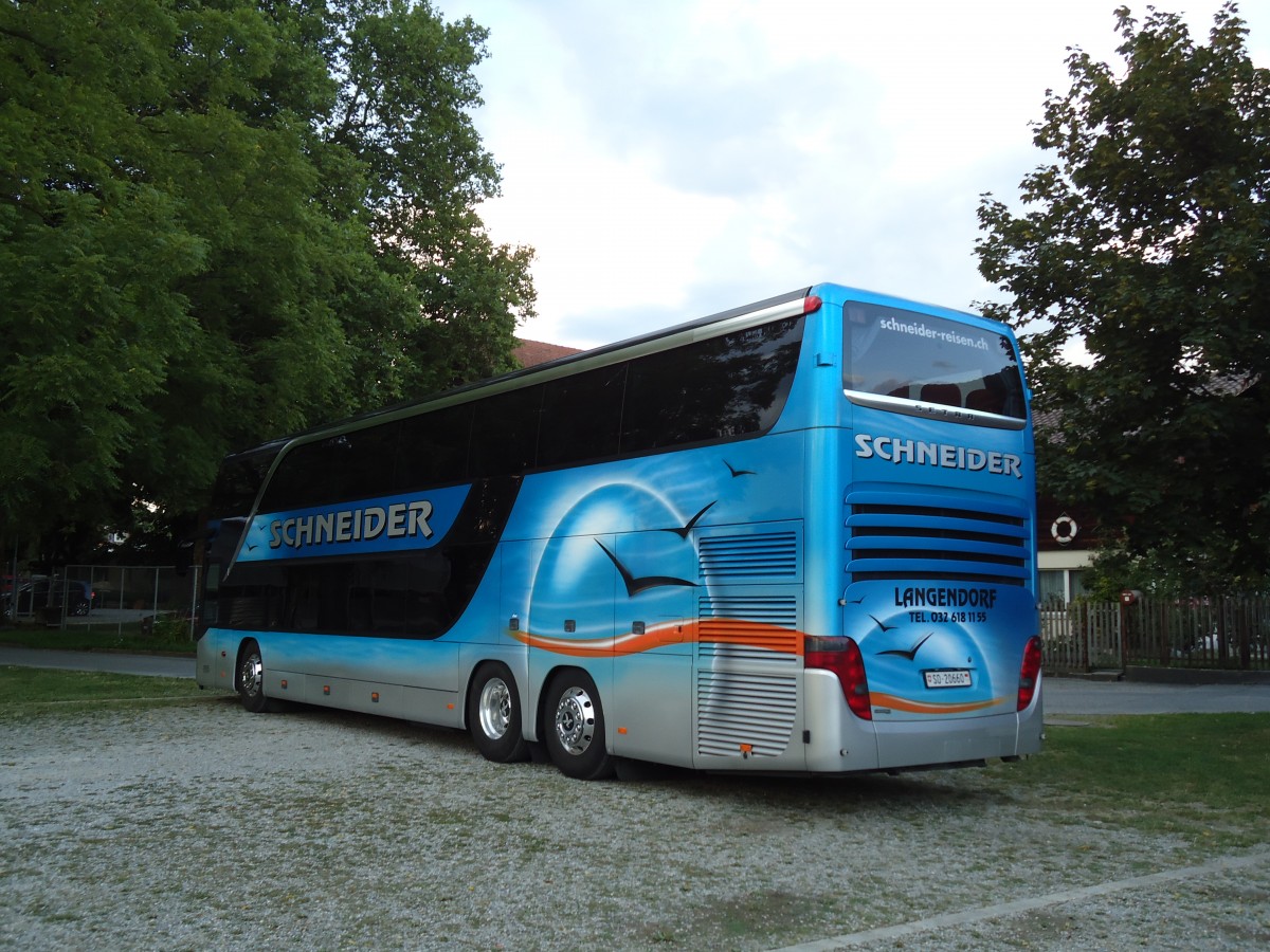 (146'487) - Schneider, Langendorf - SO 20'660 - Setra am 23. August 2013 in Thun, Lachenwiese