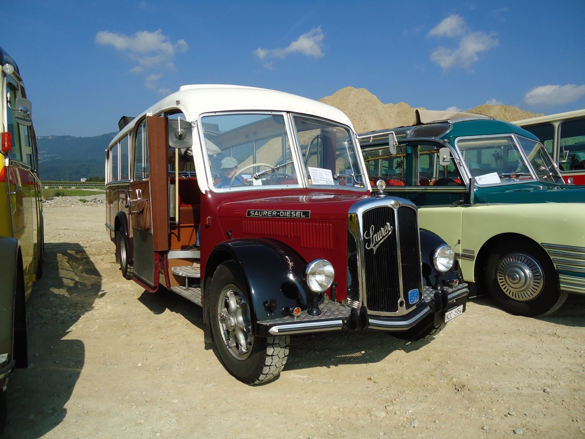 (146'587) - Bechter, Kriens - Saurer/Krapf (ex Mnch, D-Marienberg; ex Spirig, Widnau; ex RhV Altsttten Nr. 33; ex Thr, Eichberg) am 31. August 2013 in Niederbipp, Saurertreffen