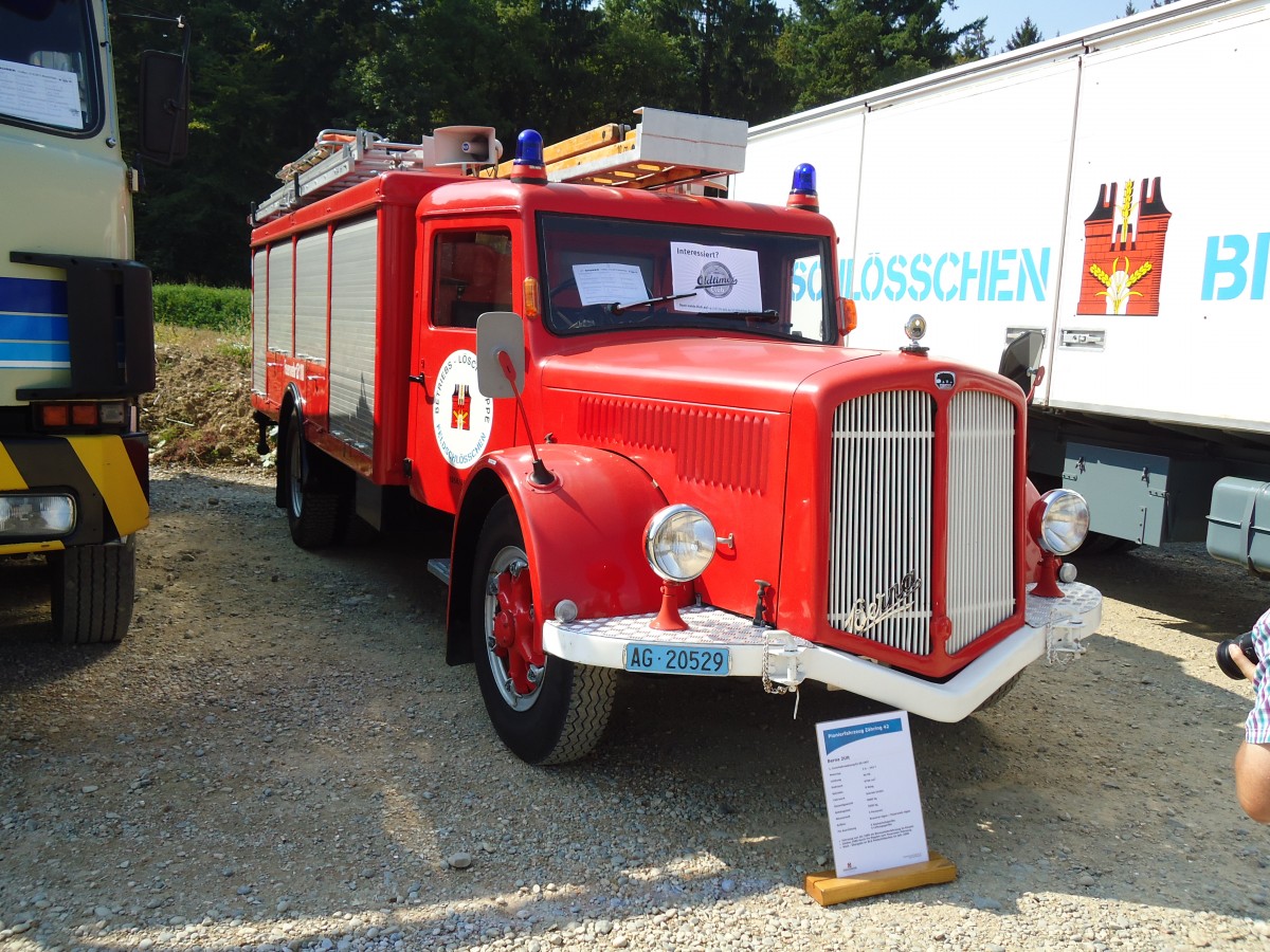 (146'644) - Feldschl�sschen - AG 20'529 - Berna am 31. August 2013 in Niederbipp, Saurertreffen