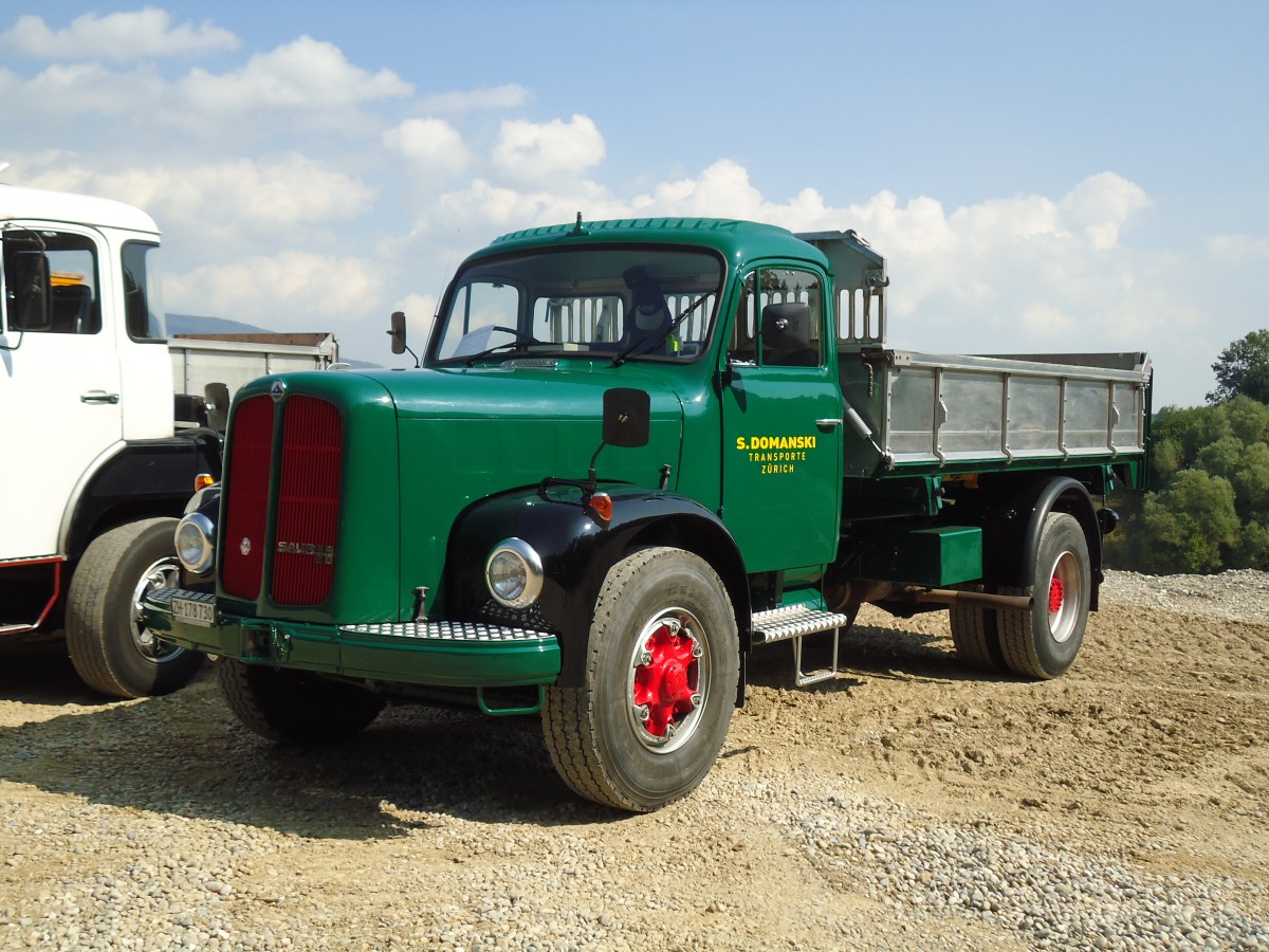(146'649) - Domanski, Z�rich - ZH 178'730 - Saurer am 31. August 2013 in Niederbipp, Saurertreffen