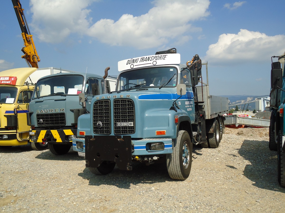 (146'661) - D�nki, Kloten - Nr. 26/ZH 31'749 U - Saurer am 31. August 2013 in Niederbipp, Saurertreffen