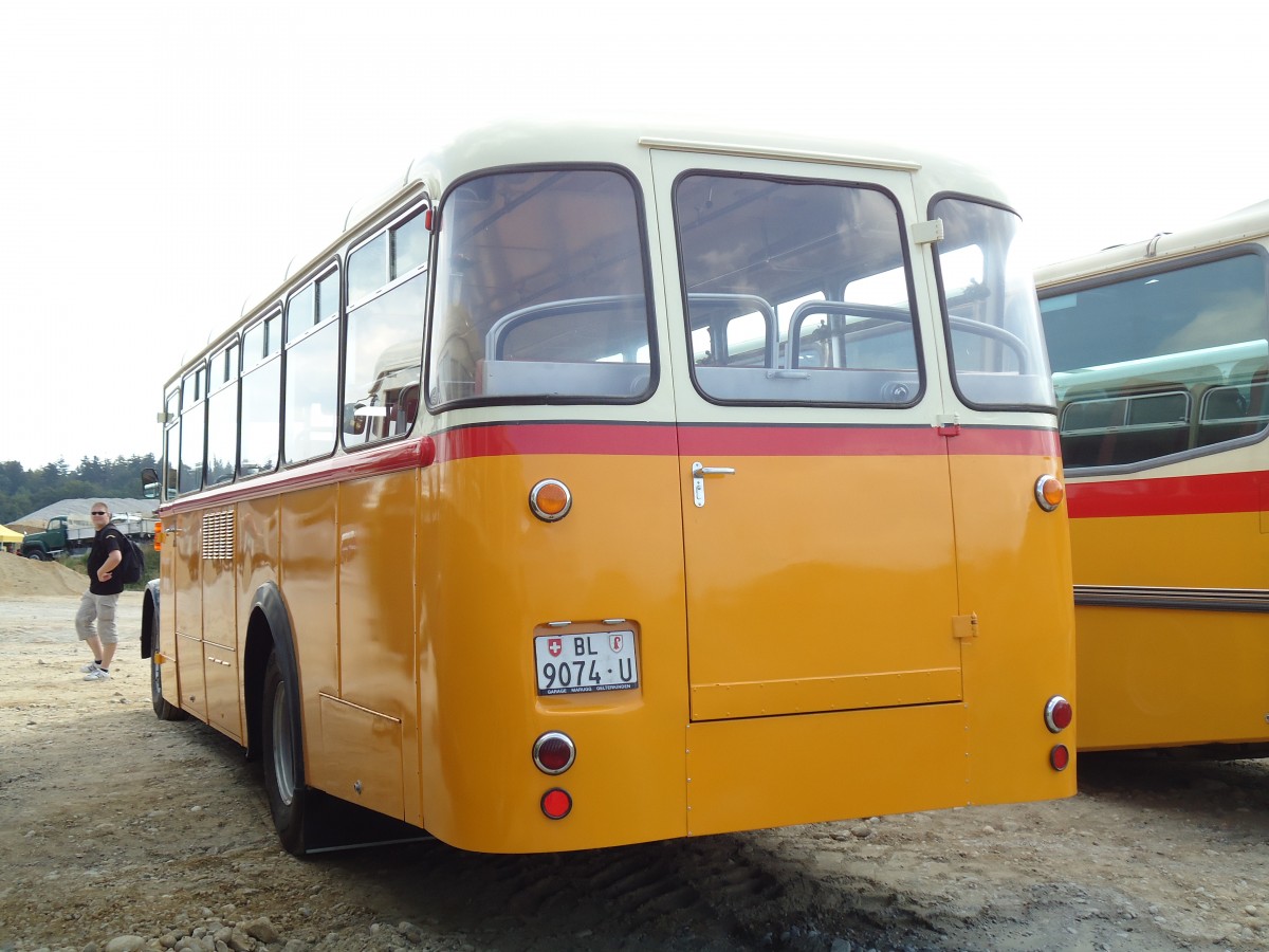 (146'747) - Marugg, Gelterkinden - BL 9074 U - Berna/Hess (ex Stutz, Zufikon; ex Hof, Hauenstein) am 31. August 2013 in Niederbipp, Saurertreffen