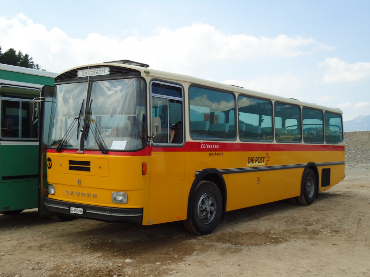 (146'748) - Kammermann, Spiez - BE 650'996 - Saurer/Hess (ex Flury, Balm; ex P 24'233) am 31. August 2013 in Niederbipp, Saurertreffen