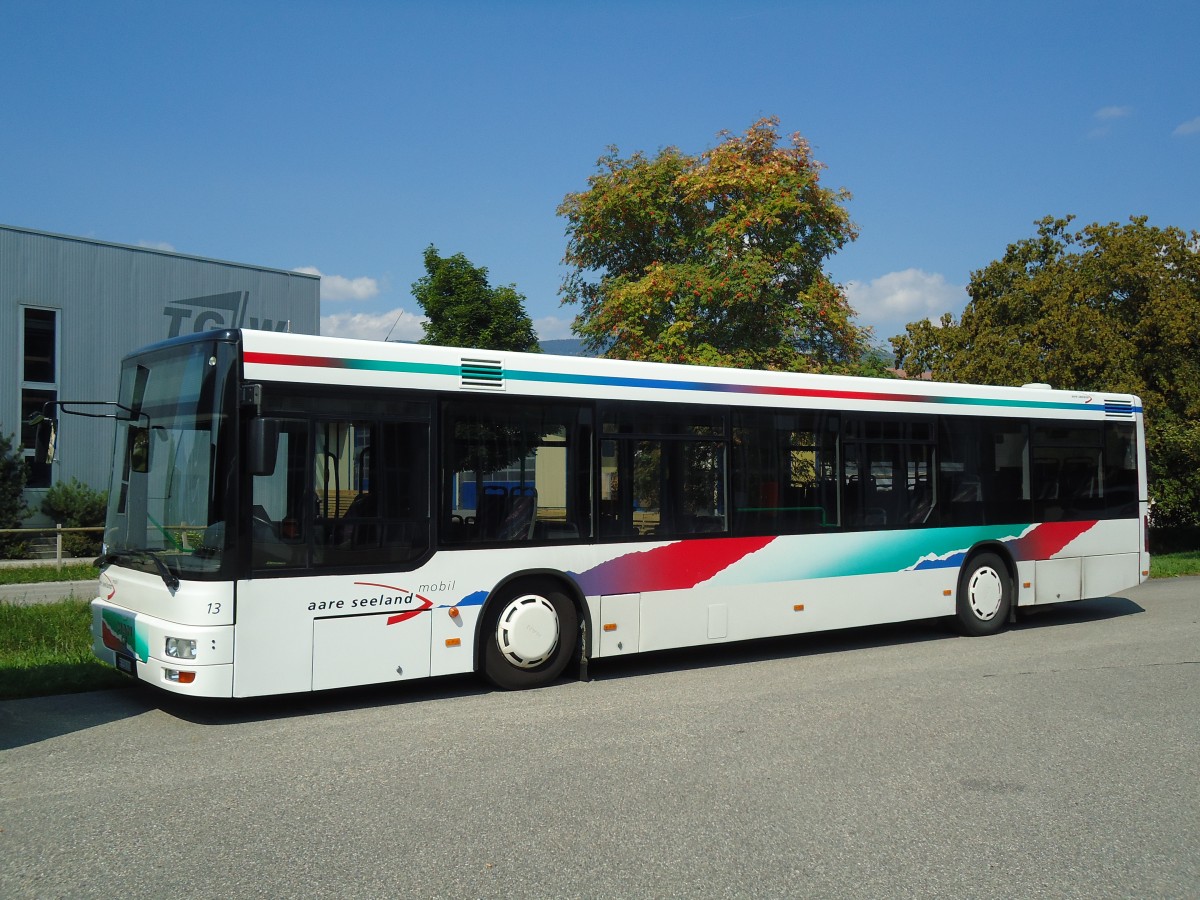 (146'770) - ASm Langenthal - Nr. 13/BE 236'839 - MAN am 31. August 2013 in Wangen a.A., Garage