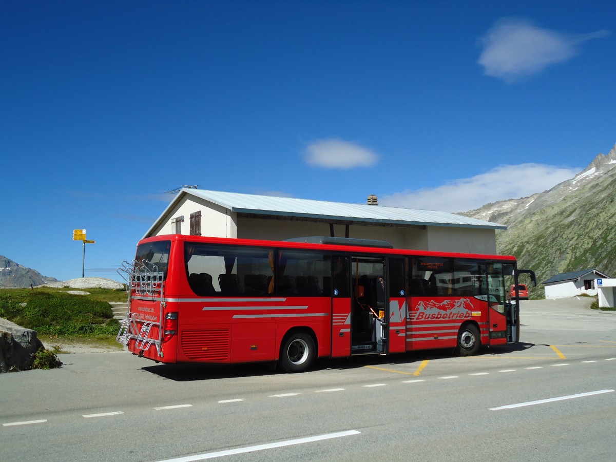 (147'016) - AFA Adelboden - Nr. 24/BE 26'701 - Setra am 2. September 2013 in Grimsel, Passhhe (Einsatz AVG M.)