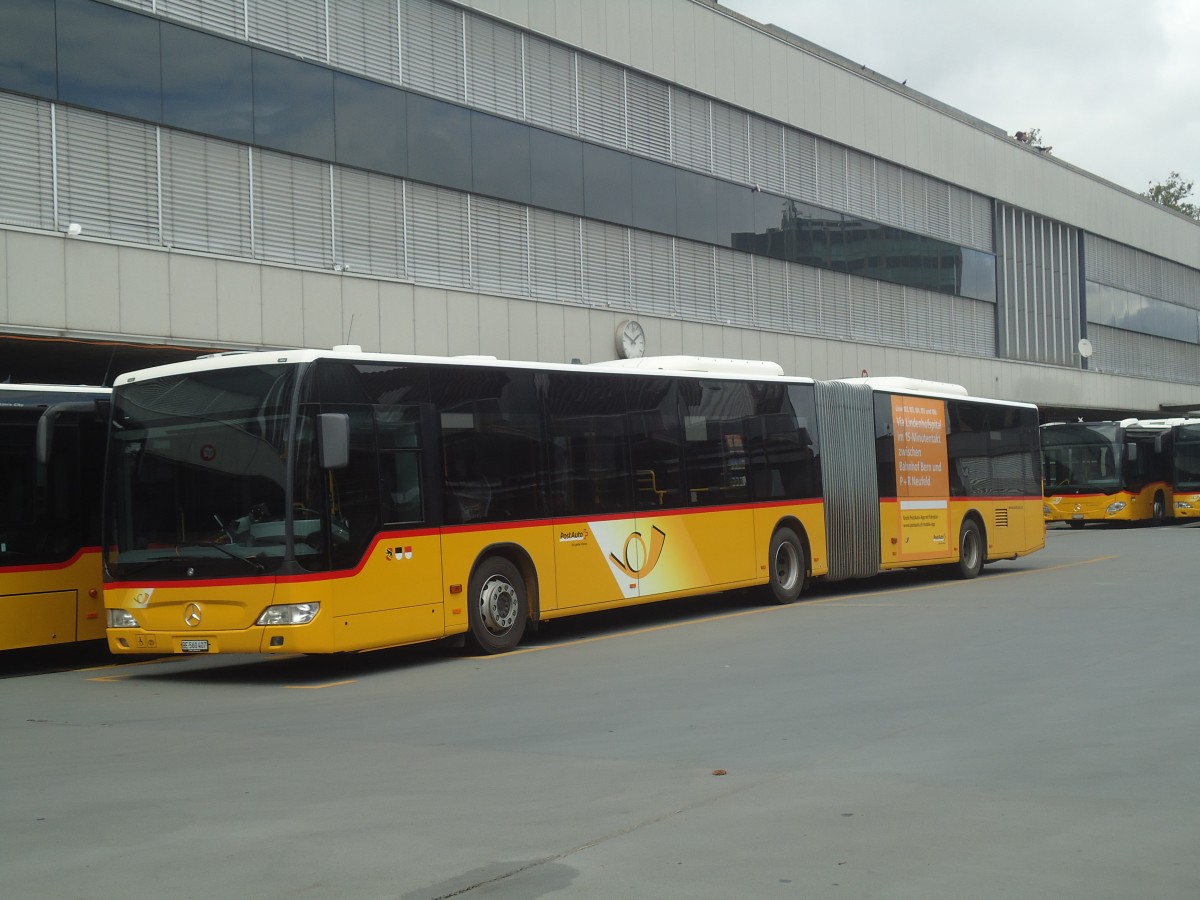 (147'485) - PostAuto Bern - Nr. 637/BE 560'407 - Mercedes am 6. Oktober 2013 in Bern, Postautostation