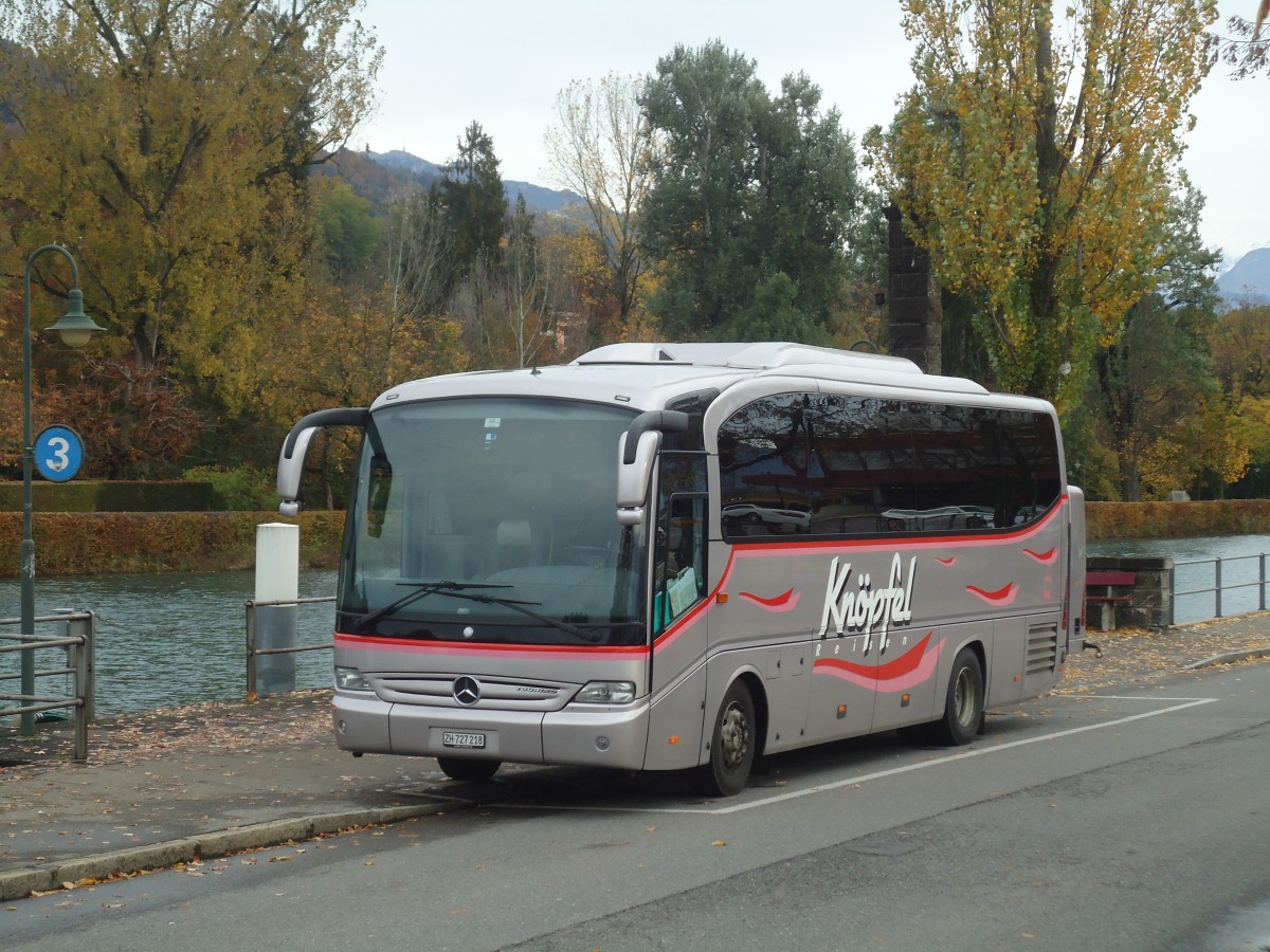 (147'562) - Knpfel, Dinhard - ZH 727'218 - Mercedes am 27. Oktober 2013 bei der Schifflndte Thun