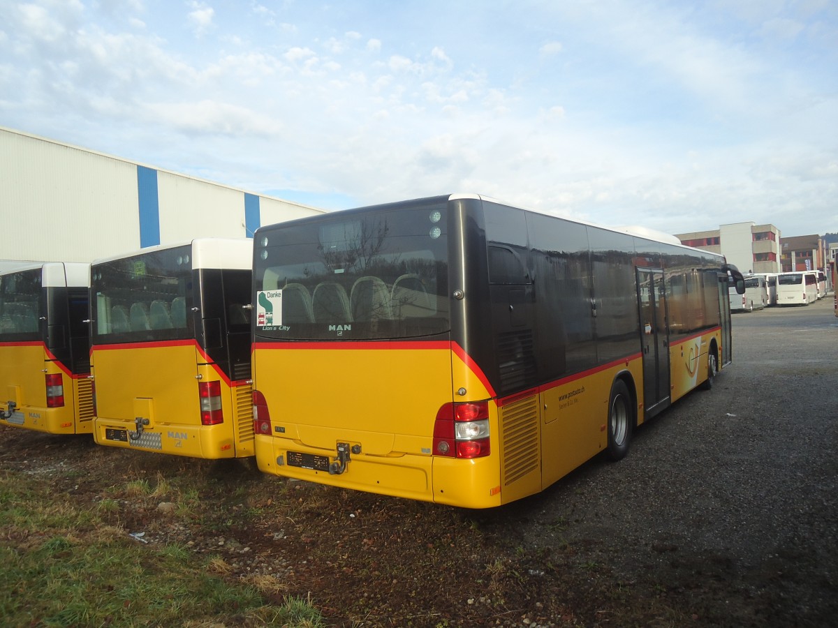 (148'394) - Steiner, Messen - MAN am 22. Dezember 2013 in Kloten, EvoBus