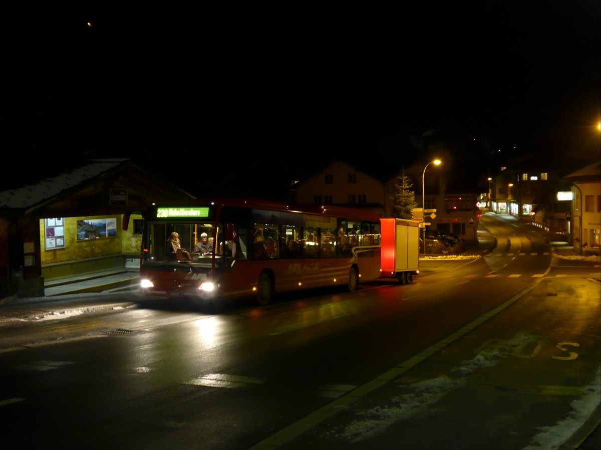 (148'642) - AFA Adelboden - Nr. 27/BE 26'773 - Mercedes am 18. Januar 2014 in Frutigen, Marktplatz