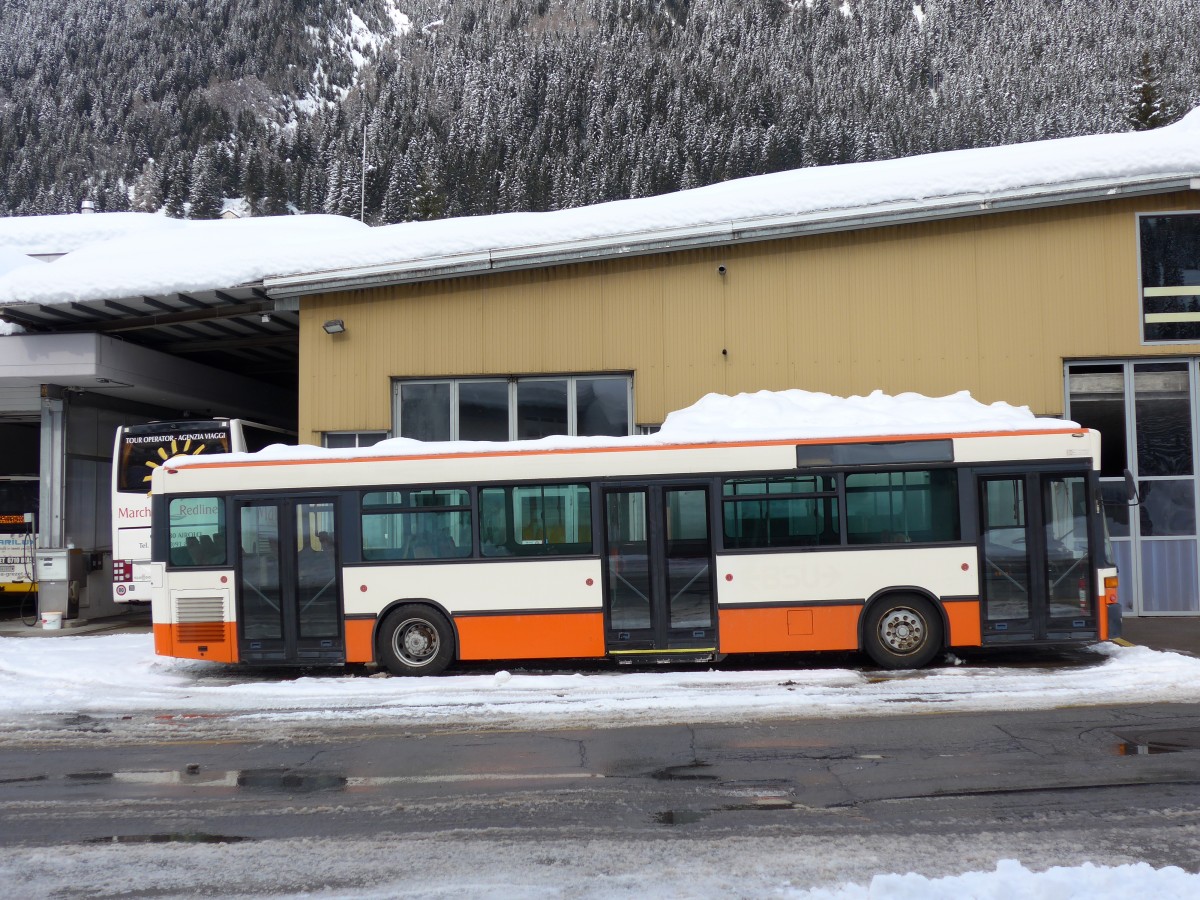 (148'808) - Meyer, Gschenen - UR 9218 - Mercedes (ex BSU Solothurn Nr. 65; ex BSU Solothurn Nr. 59) am 9. Februar 2014 in Airolo, Garage Marchetti