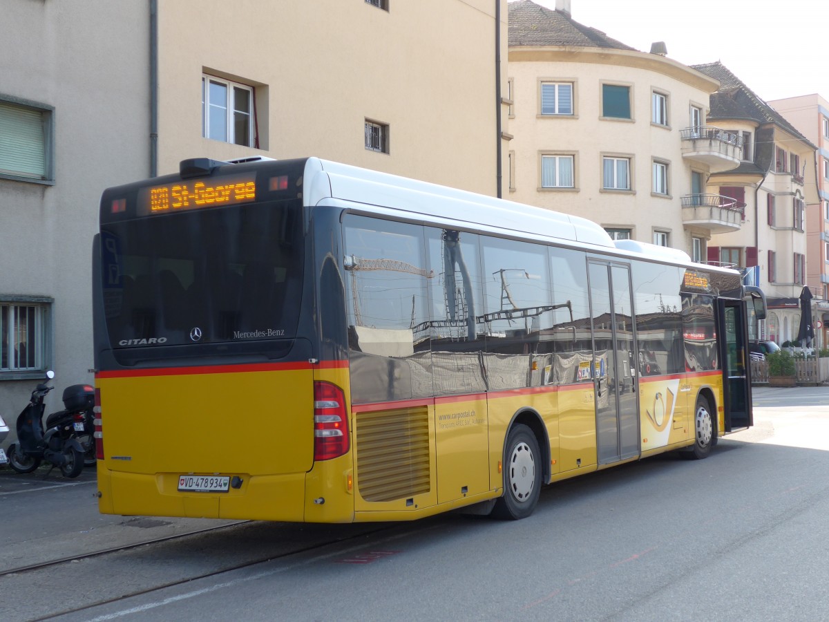 (149'234) - ARCC Aubonne - VD 478'934 - Mercedes am 9. Mrz 2014 beim Bahnhof Nyon