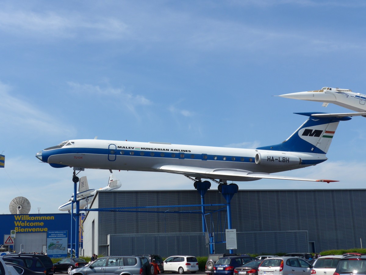 (149'735) - Malev - HA-LBH - am 25. April 2014 in Sinsheim, Museum