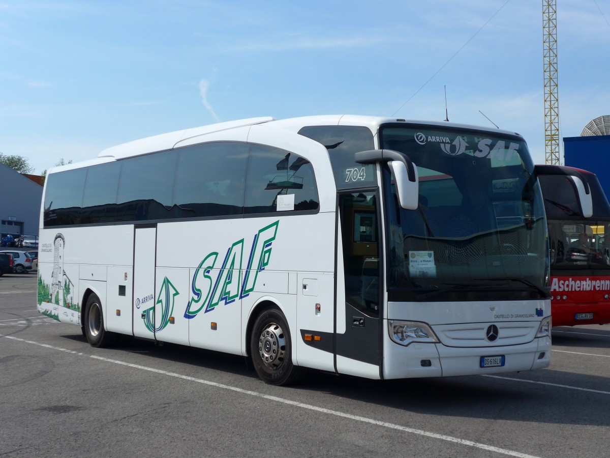 (149'742) - Aus Italien: SAF, Udine - Nr. 704/DS-616 LV - Mercedes am 25. April 2014 in Sinsheim, Museum