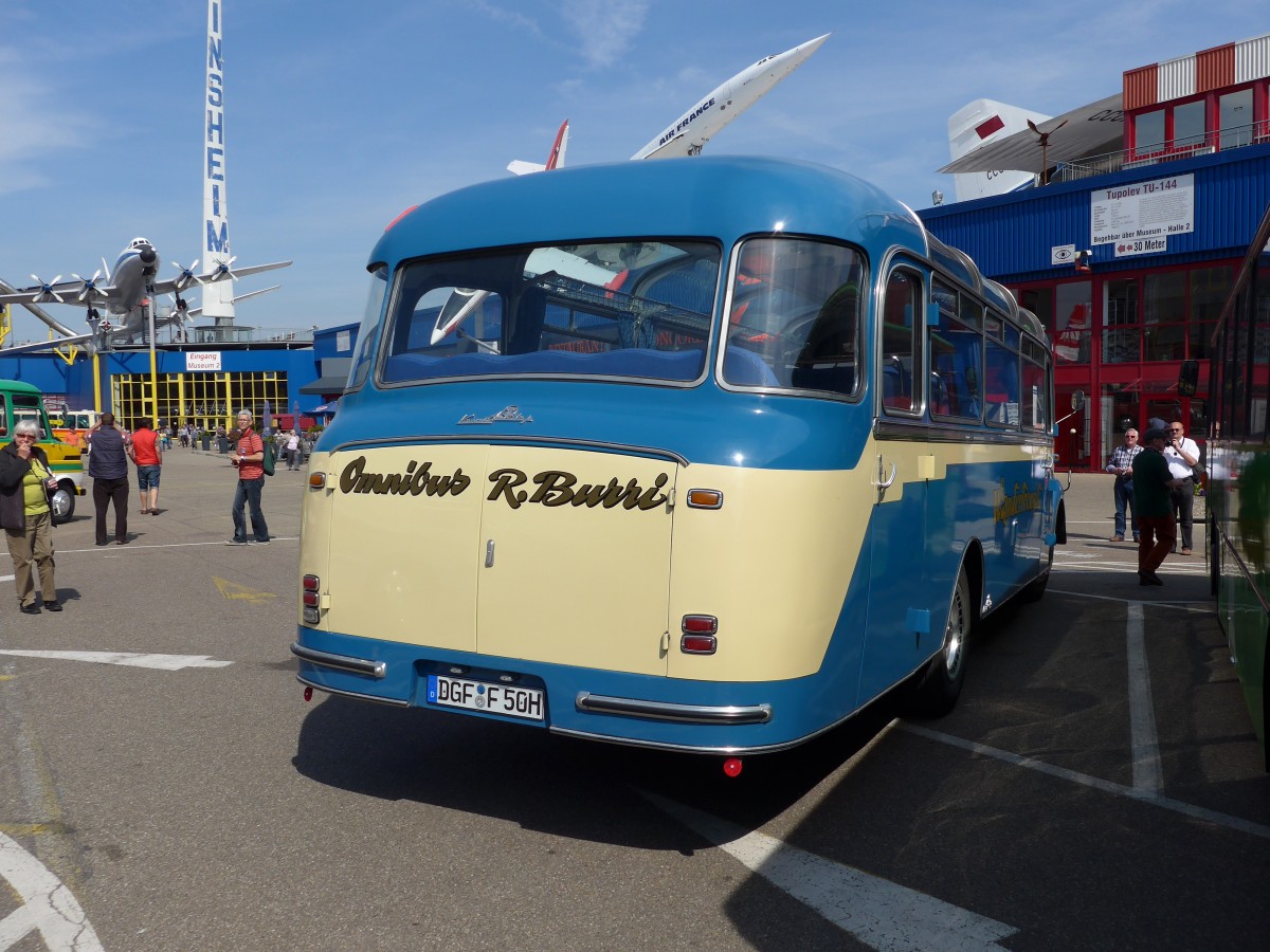 (149'823) - Burri - DGF-F 50H - Mercedes am 25. April 2014 in Sinsheim, Museum