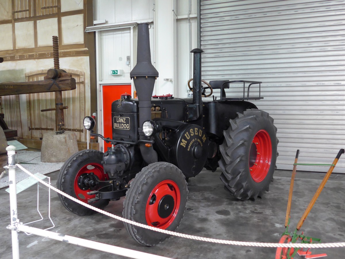(149'903) - Lanz Bulldog am 25. April 2014 in Sinsheim, Museum