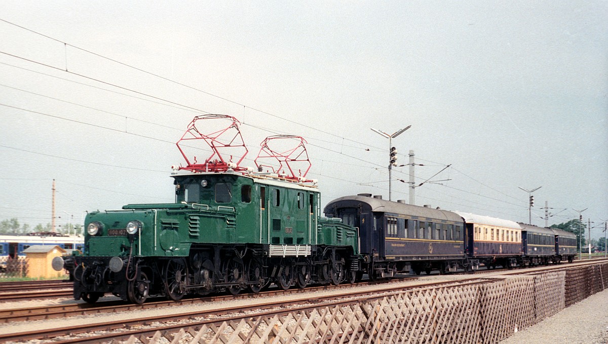 150 Jahre Eisenbahn in Österreich: ÖBB 1189.02 Strasshof 12.09.1987