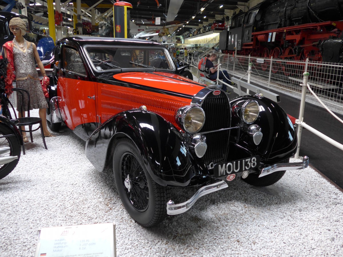 (150'016) - Bugatti - MOU 138 - am 25. April 2014 in Sinsheim, Museum