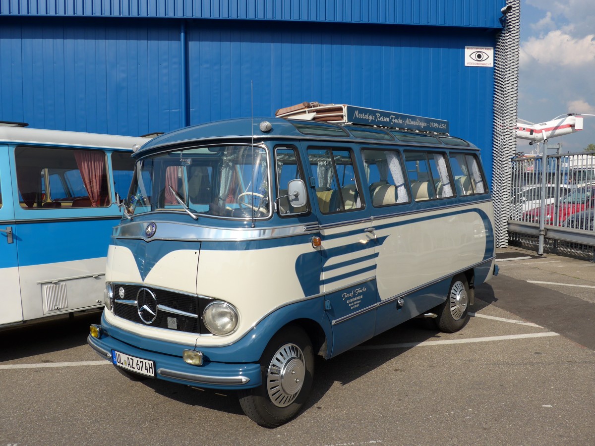 (150'094) - Fuchs, Allmendingen - UL-AZ 674H - Mercedes am 25. April 2014 in Sinsheim, Museum