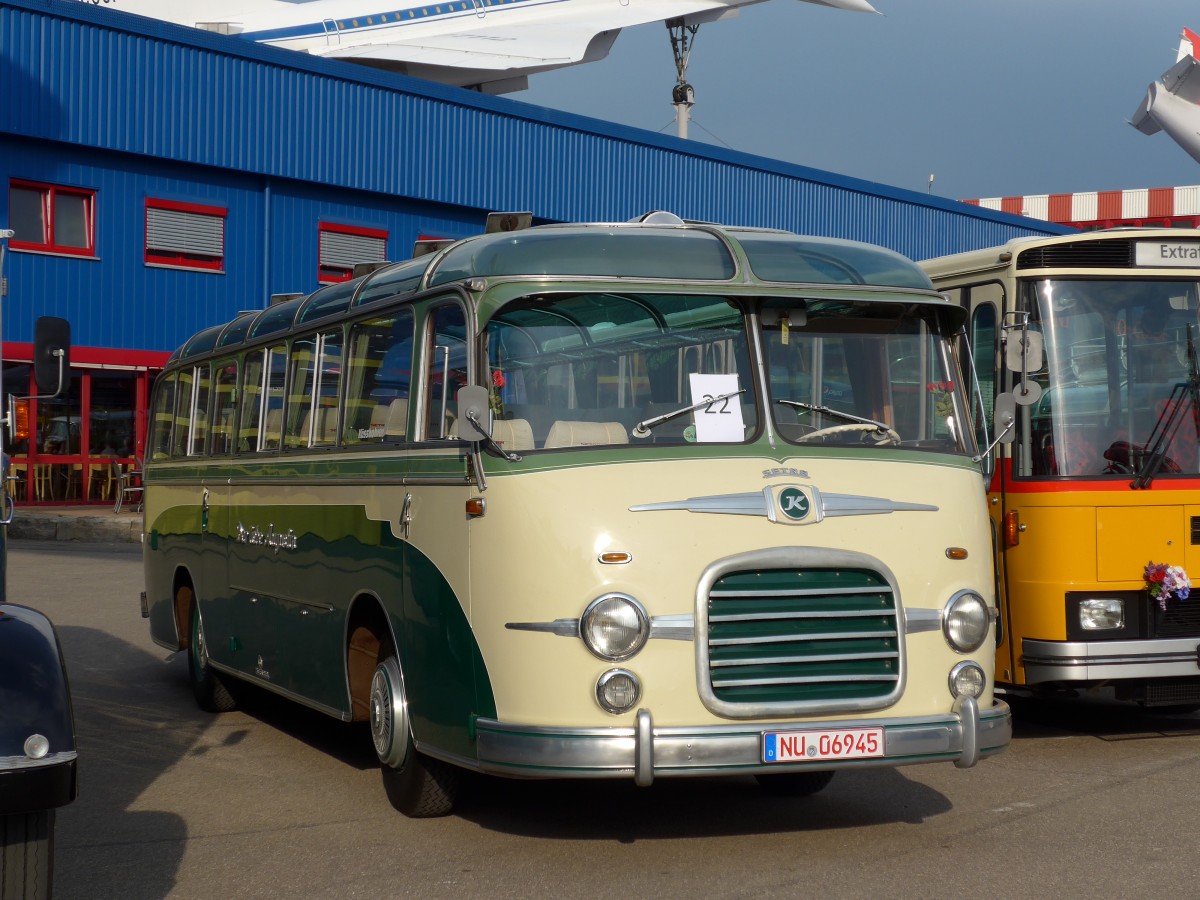 (150'116) - Setra Veteranen-Club, Bad Windsheim - NU 06'945 - Setra am 25. April 2014 in Sinsheim, Museum