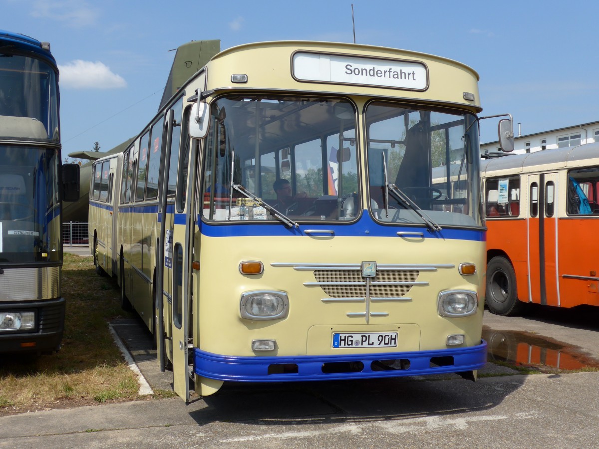 (150'413) - Linhart, Knigstein - HG-PL 90H - Bssing am 26. April 2014 in Speyer, Technik-Museum