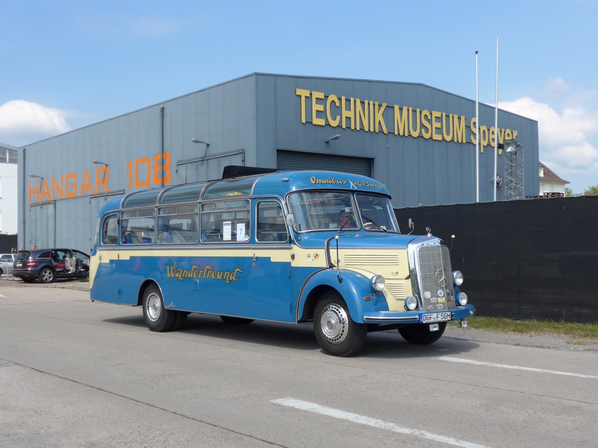 (150'449) - Burri - DGF-F 50H - Mercedes am 26. April 2014 in Speyer, Technik-Museum