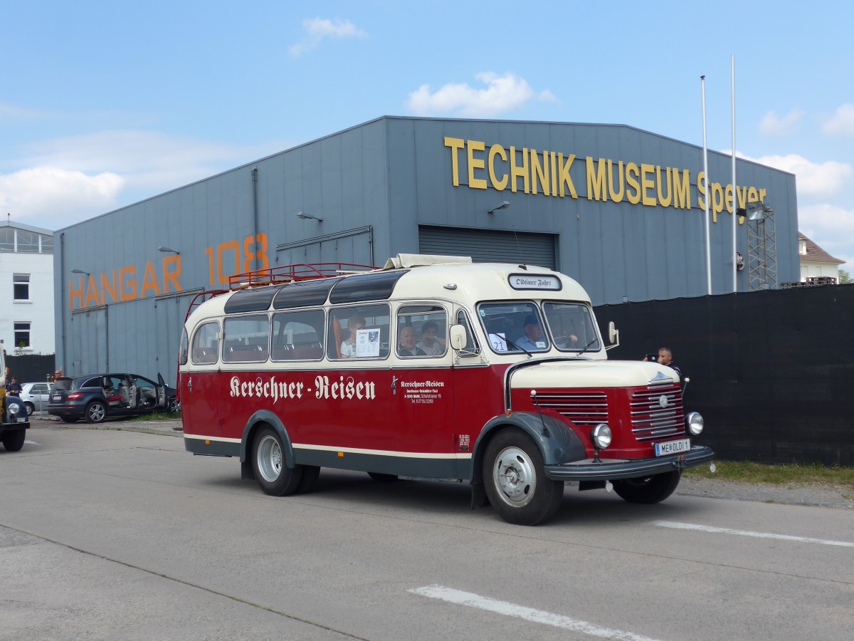 (150'467) - Aus Oesterreich: Kerschner, Mank - ME OLDI 1 - Steyr/Ebersberger am 26. April 2014 in Speyer, Technik-Museum