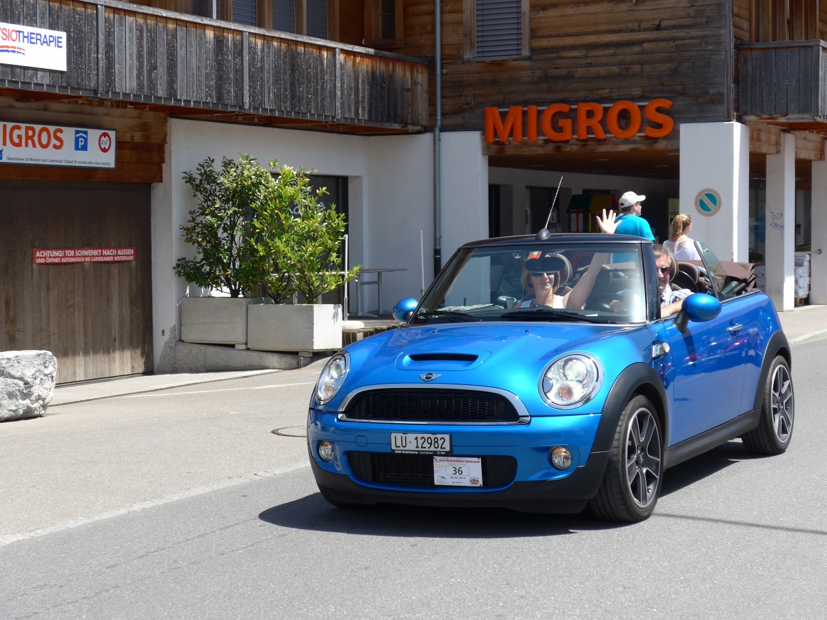 (151'417) - BMW Mini - LU 12'982 - am 8. Juni 2014 in Brienz, Hauptstrasse