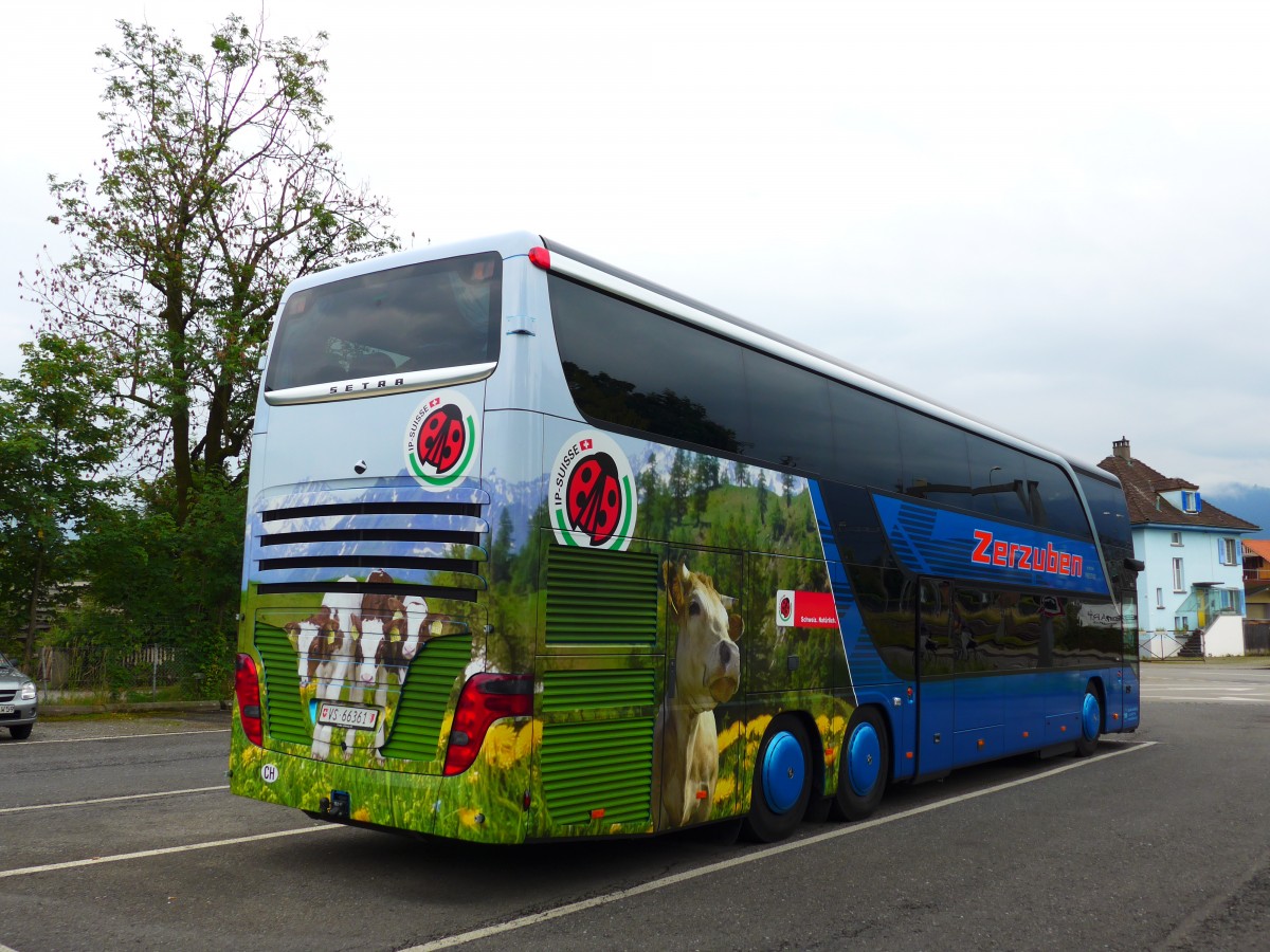 (151'832) - Zerzuben, Visp-Eyholz - Nr. 15/VS 66'361 - Setra am 24. Juni 2014 in Thun, Seestrasse