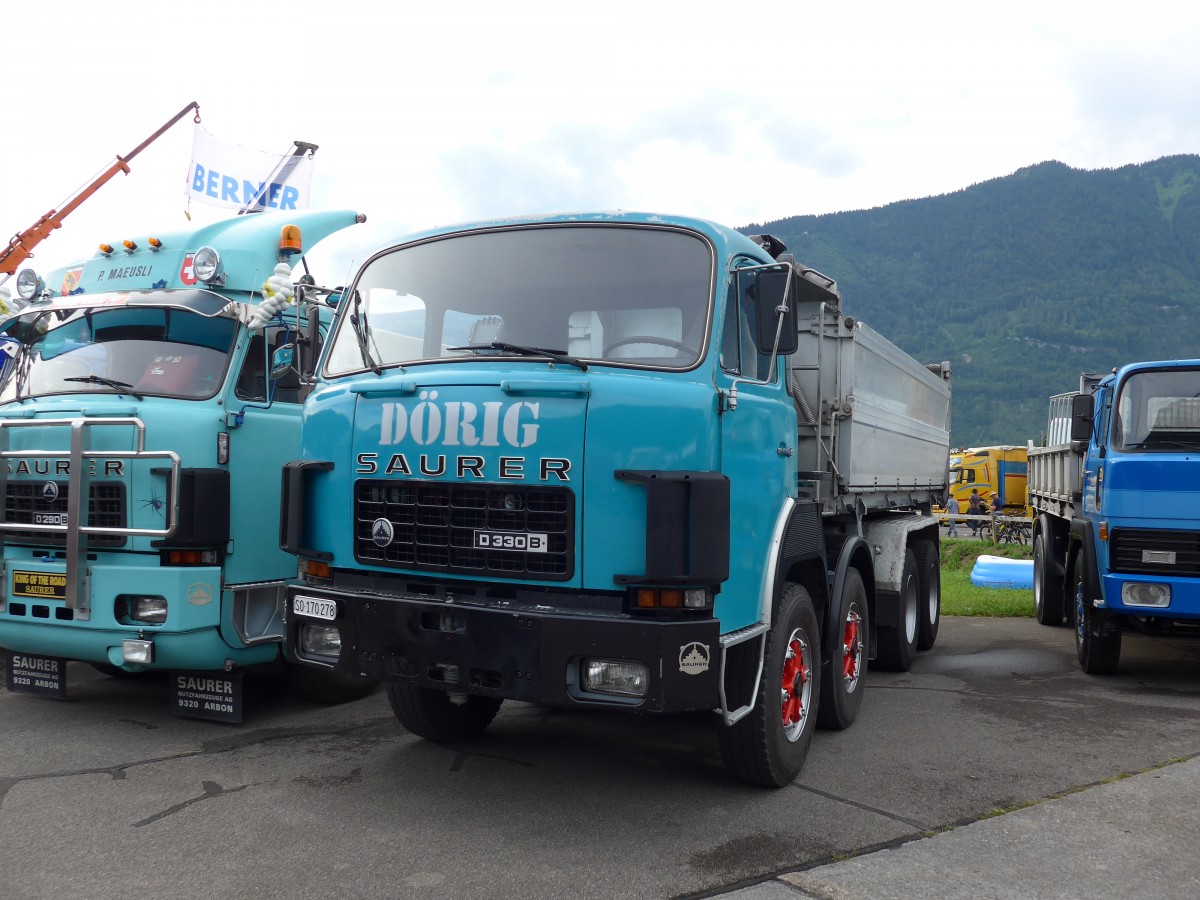 (151'906) - D�rig - SO 170'278 - Saurer am 28. Juni 2014 in Interlaken, Flugplatz