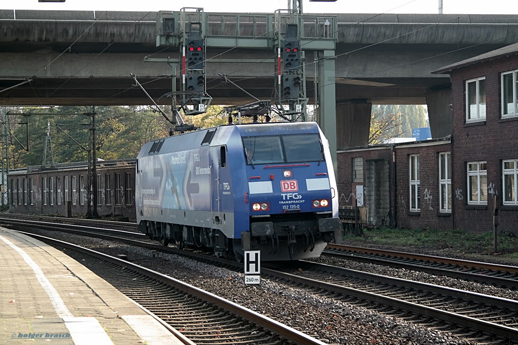 152 135-0 ist lz am 26.10.13 durch hh-harburg gefahren