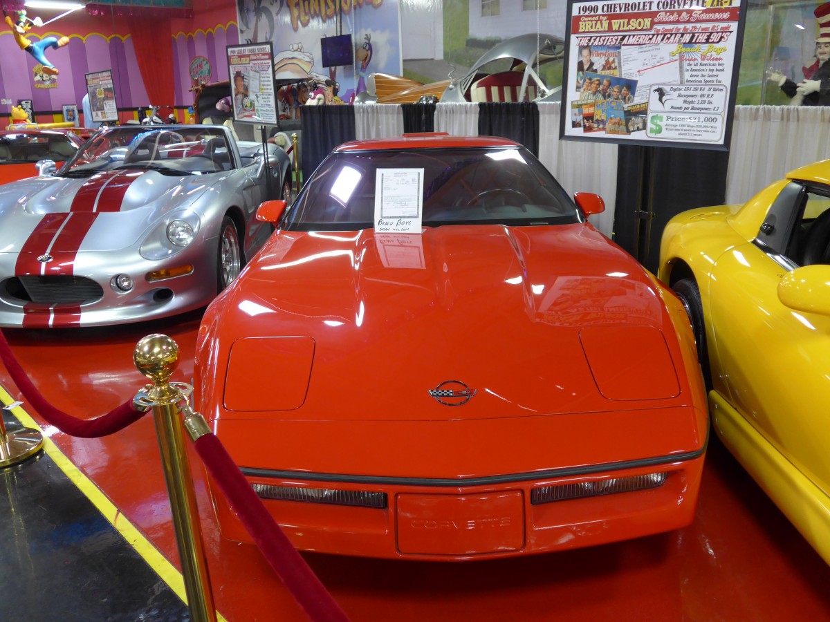 (152'385) - Chevrolet Corvette ZR-1 - Jahrgang 1990 - von  Brian Wilson  am 9. Juli 2014 in Volo, Auto Museum