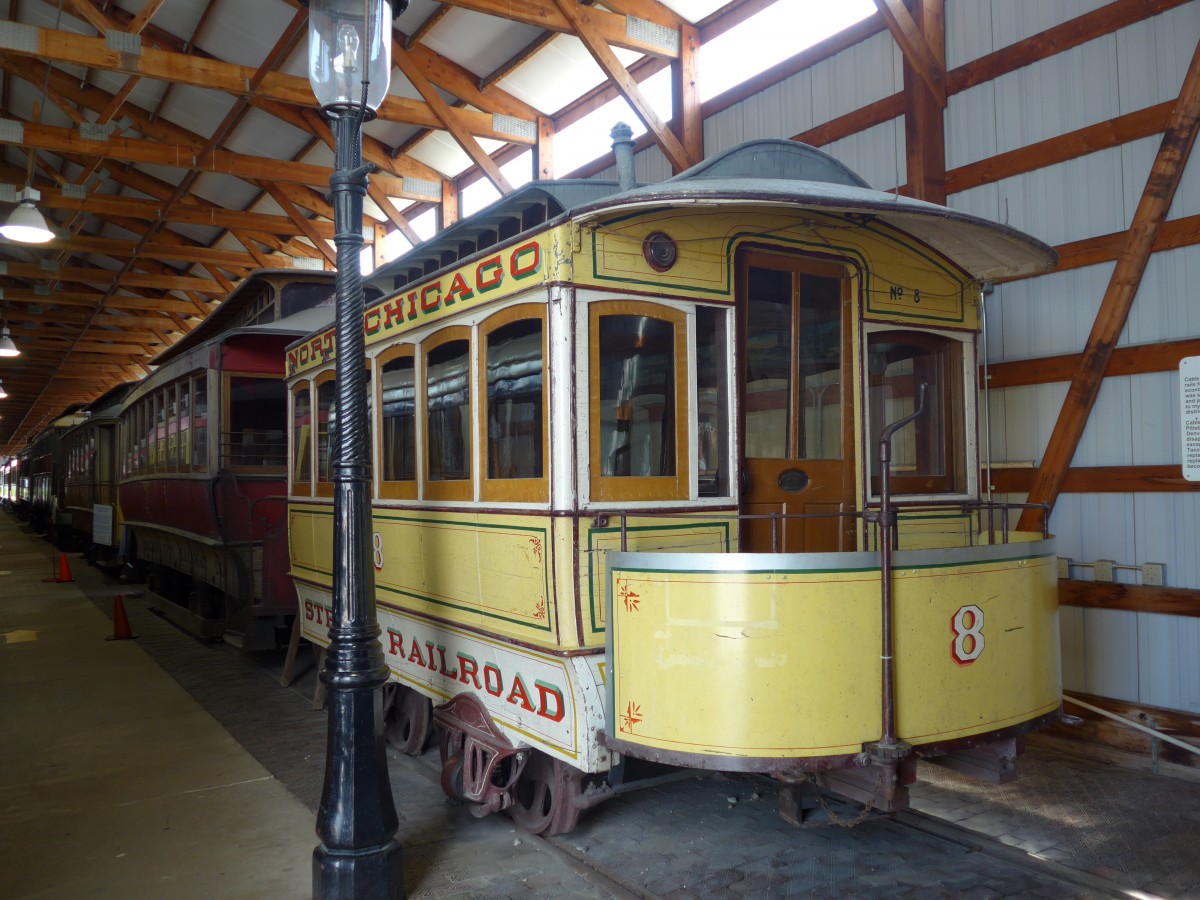 (152'525) - North Chicago - Nr. 8 - am 11. Juli 2014 in Union, Railway Museum