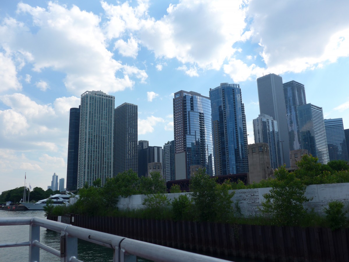 (152'762) - Chicago am 14. Juli 2014 vom Chicago River aus