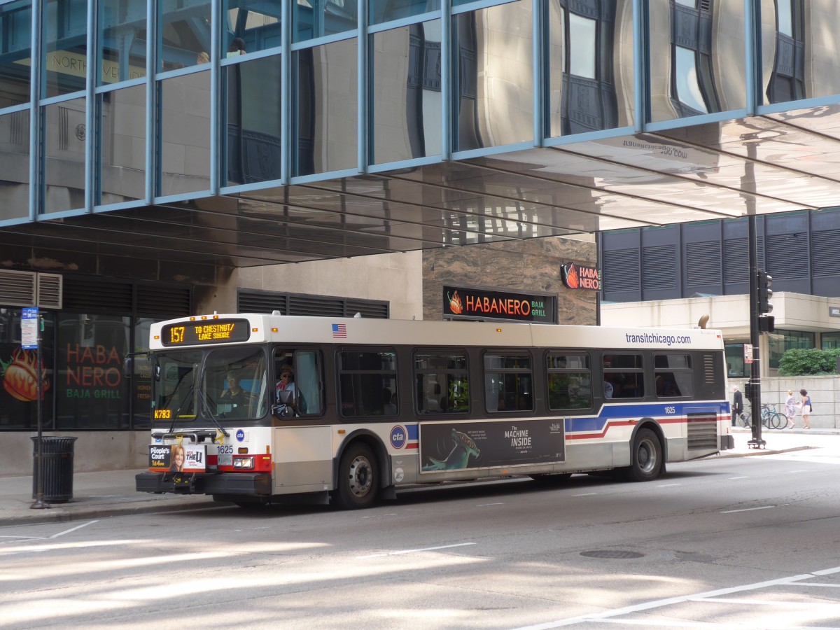 (153'092) - CTA Chicago - Nr. 1625/M 168'986 - New Flyer am 18. Juli 2014 in Chicago