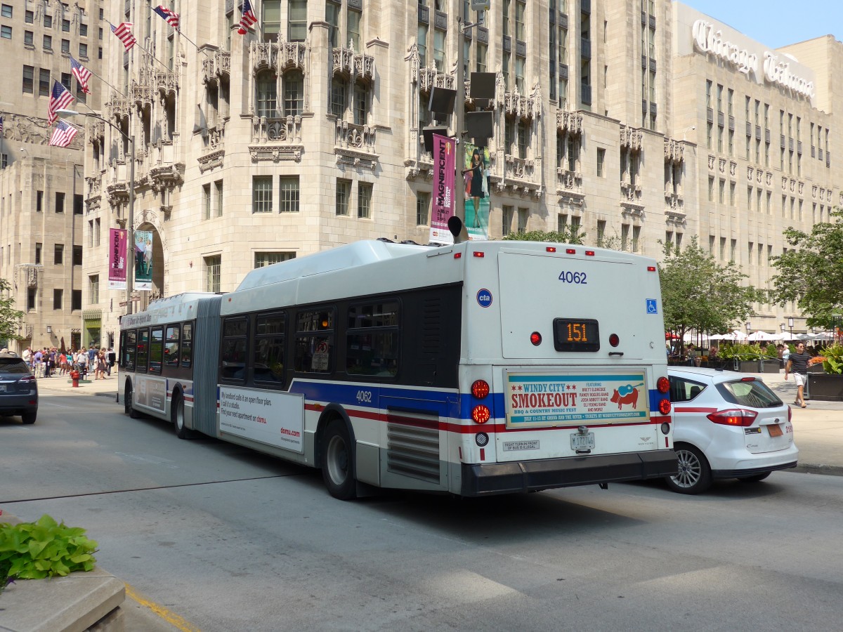 (153'234) - CTA Chicago - Nr. 4062/M 172'746 - New Flyer am 18. Juli 2014 in Chicago