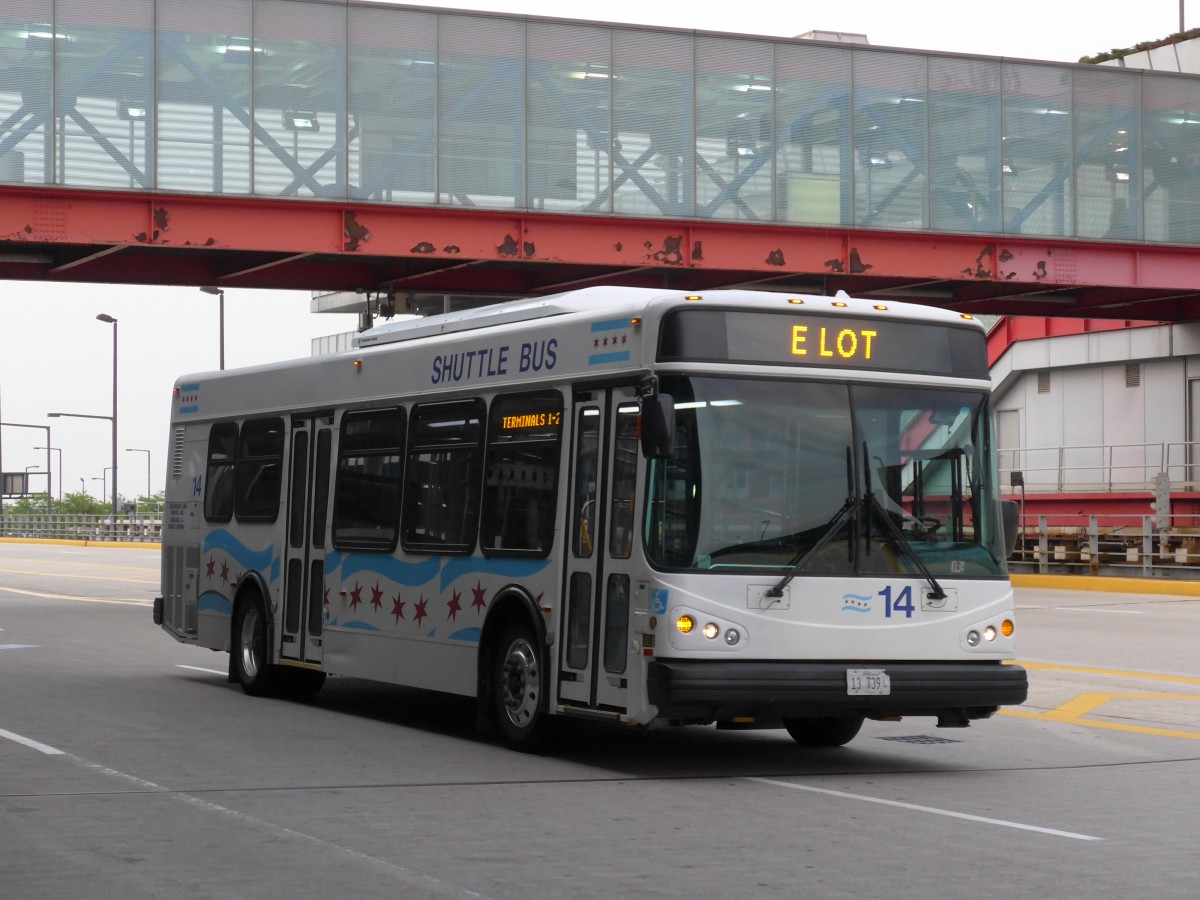 (153'310) - Delaware, Chicago - Nr. 14/13'739 L - ElDorado National am 19. Juli 2014 in Chicago, Airport O'Hare