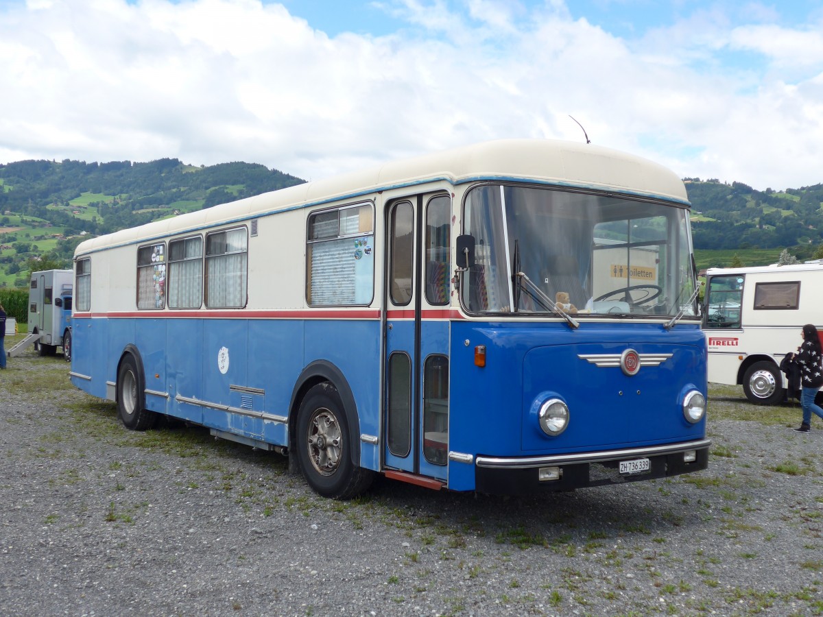 (153'805) - Oswald, Hausen a.A. - ZH 736'339 - FBW/Hess (ex AAGR Rothenburg Nr. 44) am 16. August 2014 in Altsttten, Allmendplatz