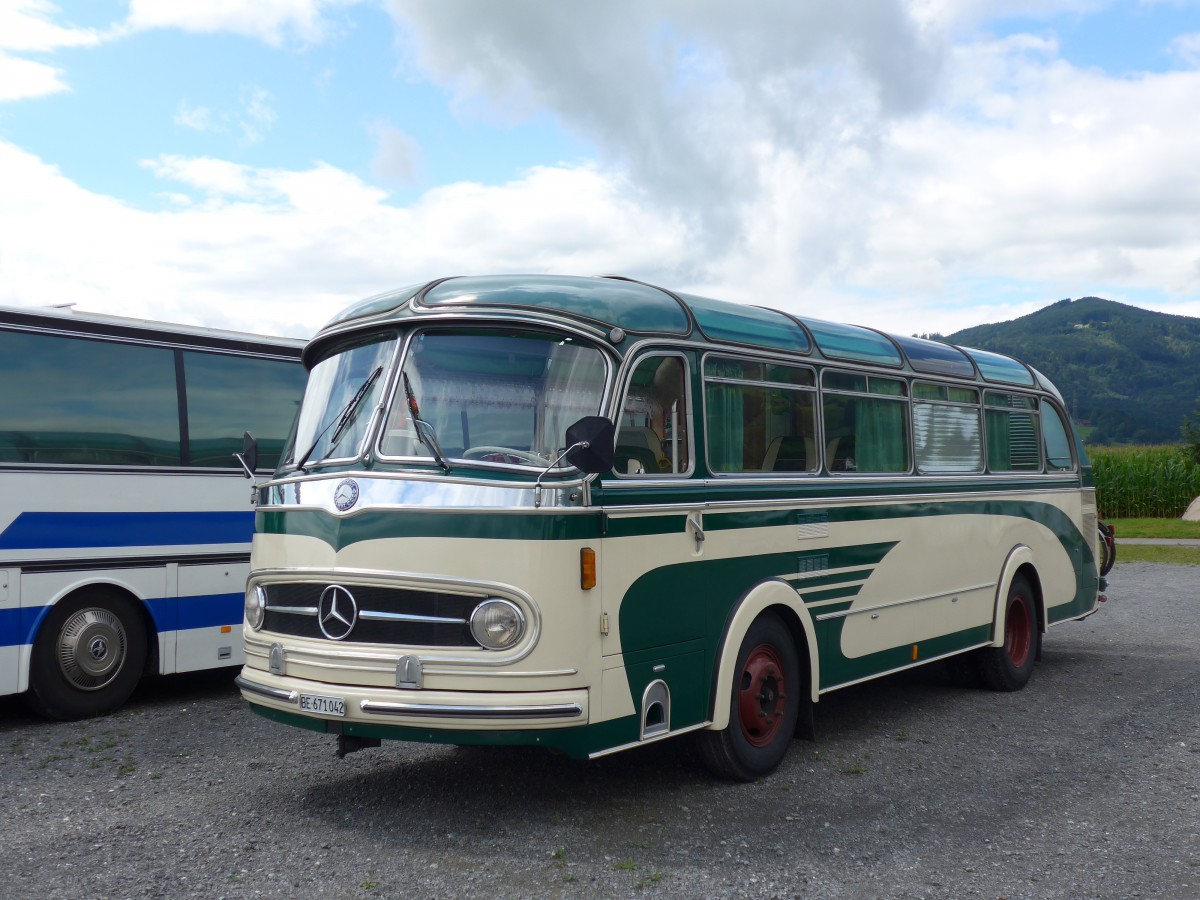 (153'827) - Tschannen, Bern - BE 671'042 - Mercedes am 16. August 2014 in Altsttten, Allmendplatz