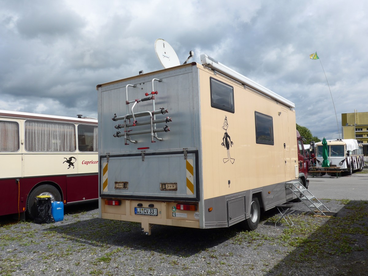 (153'856) - DAF - LI-CV 33 - am 16. August 2014 in Altst�tten, Allmendplatz