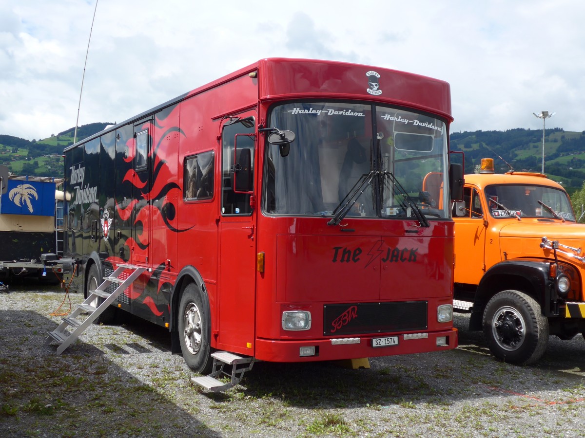 (153'875) - FBW - SZ 1574 - am 16. August 2014 in Altst�tten, Allmendplatz
