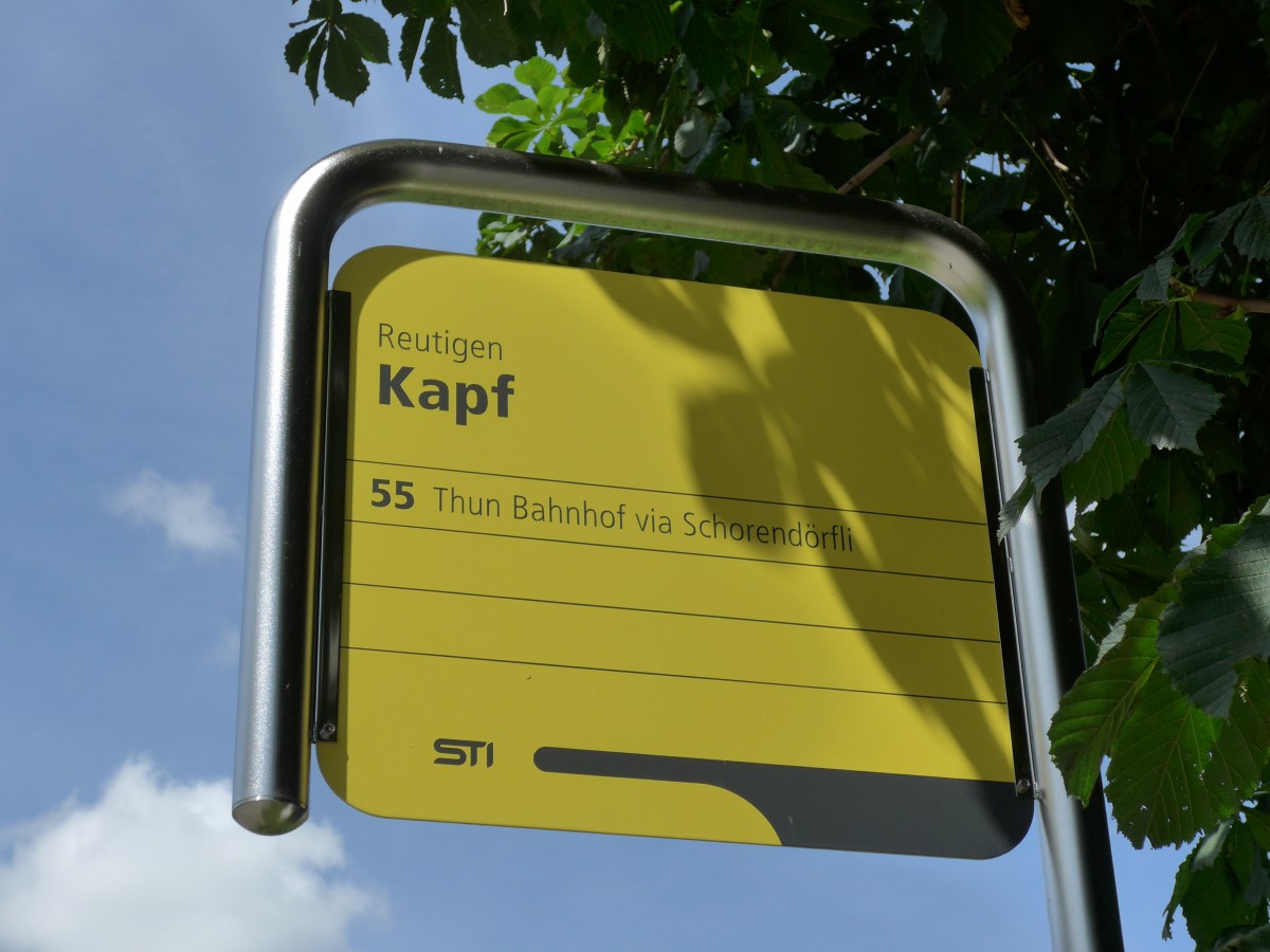 (153'973) - STI-Haltestelle - Reutigen, Kapf - am 17. August 2014