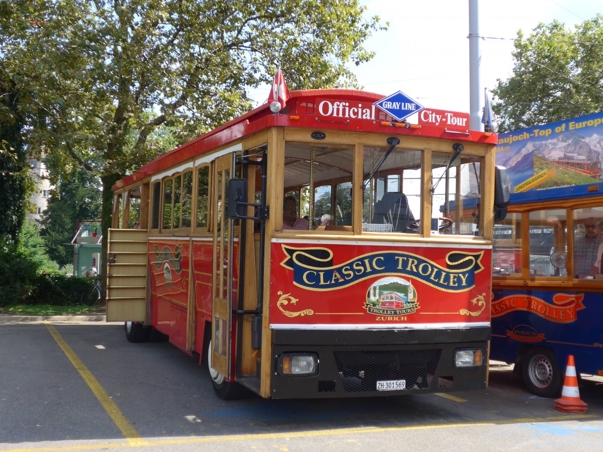 (154'357) - Meier, Zrich - ZH 301'569 - Classic Trolley am 21. August 2014 in Zrich, Sihlquai