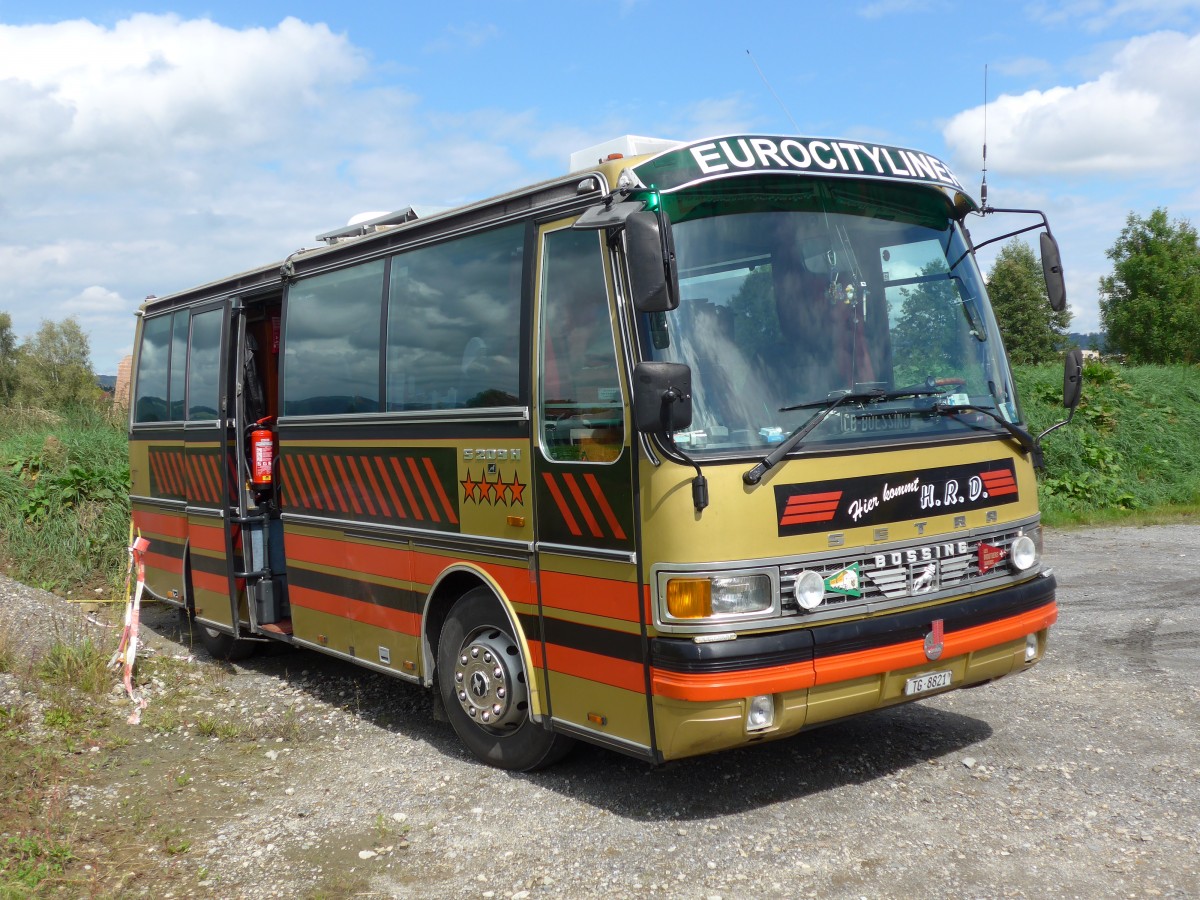 (154'539) - Dasen, Bischofszell - TG 8821 - Setra (ex Reichlin, Goldau) am 30. August 2014 in Oberkirch, CAMPUS Sursee