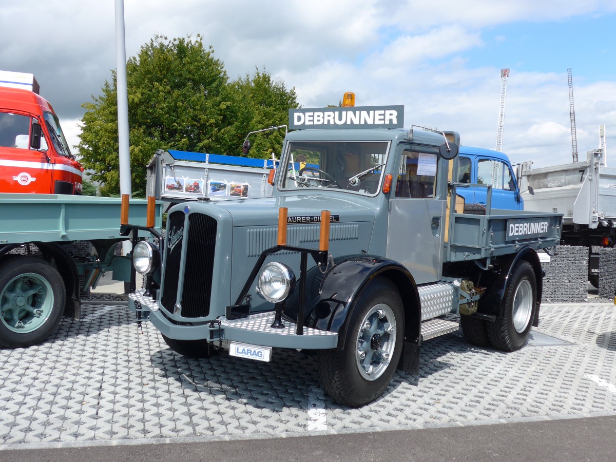 (154'558) - Debrunner - Saurer am 30. August 2014 in Oberkirch, CAMPUS Sursee