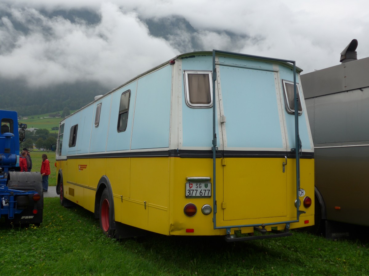 (154'973) - Wucher, Schnis - SG 377'677 - FBW/Hess (ex Schr, Ettenhausen; ex Fehlmann, Brittnau; ex Landolt, Langenthal; ex P 24'174) am 13. September 2014 in Chur, Waffenplatz